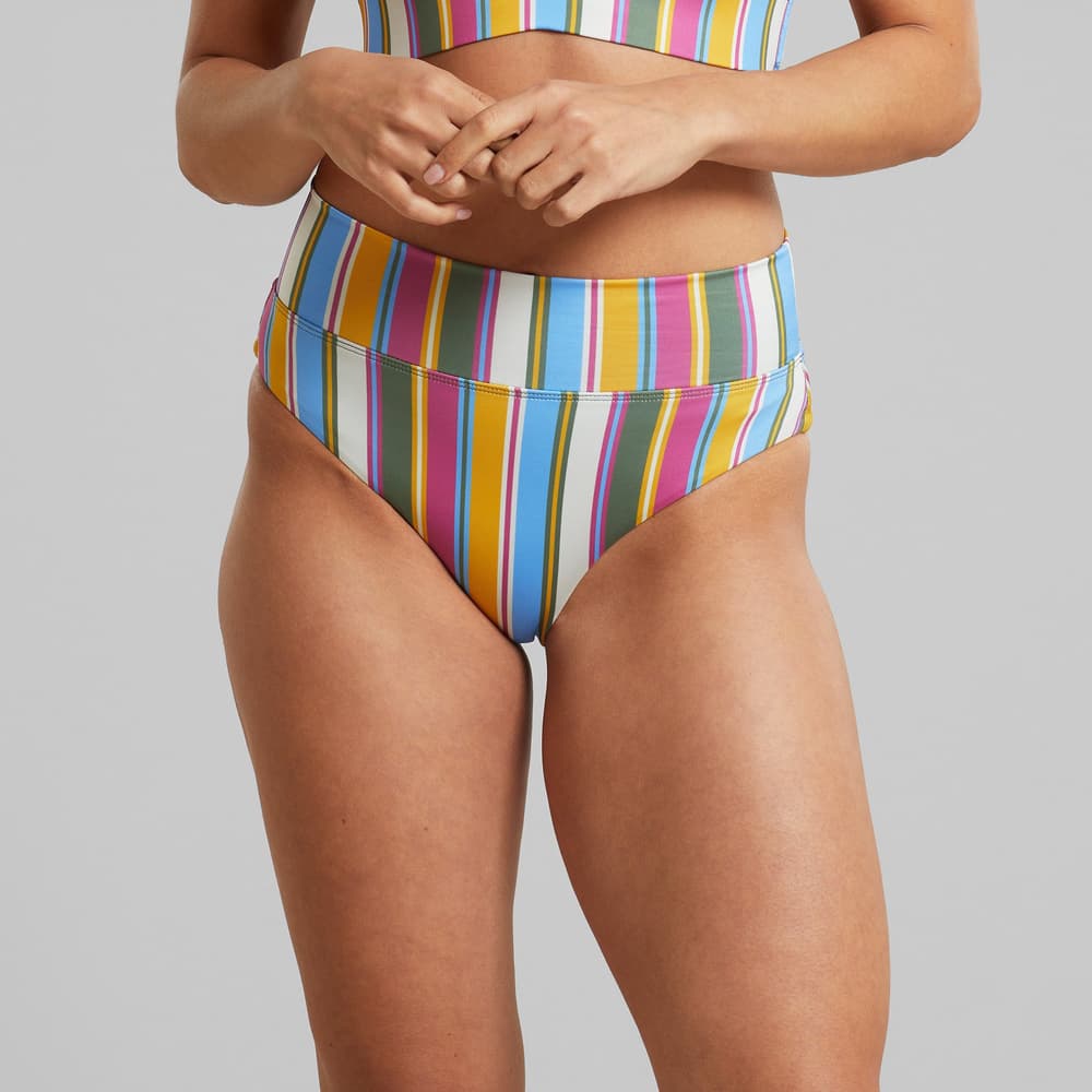Bikini Pants Slite Club Stripe Multi Color