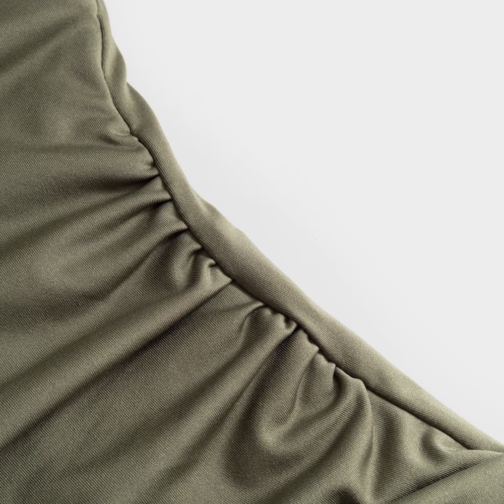 Wrap Swimsuit Klinte Leaf Green