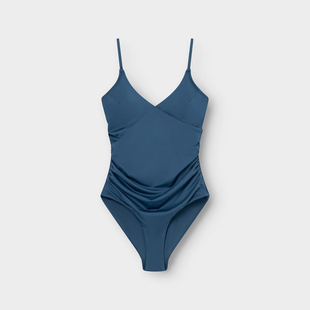 Wrap Swimsuit Klinte Majolica Blue