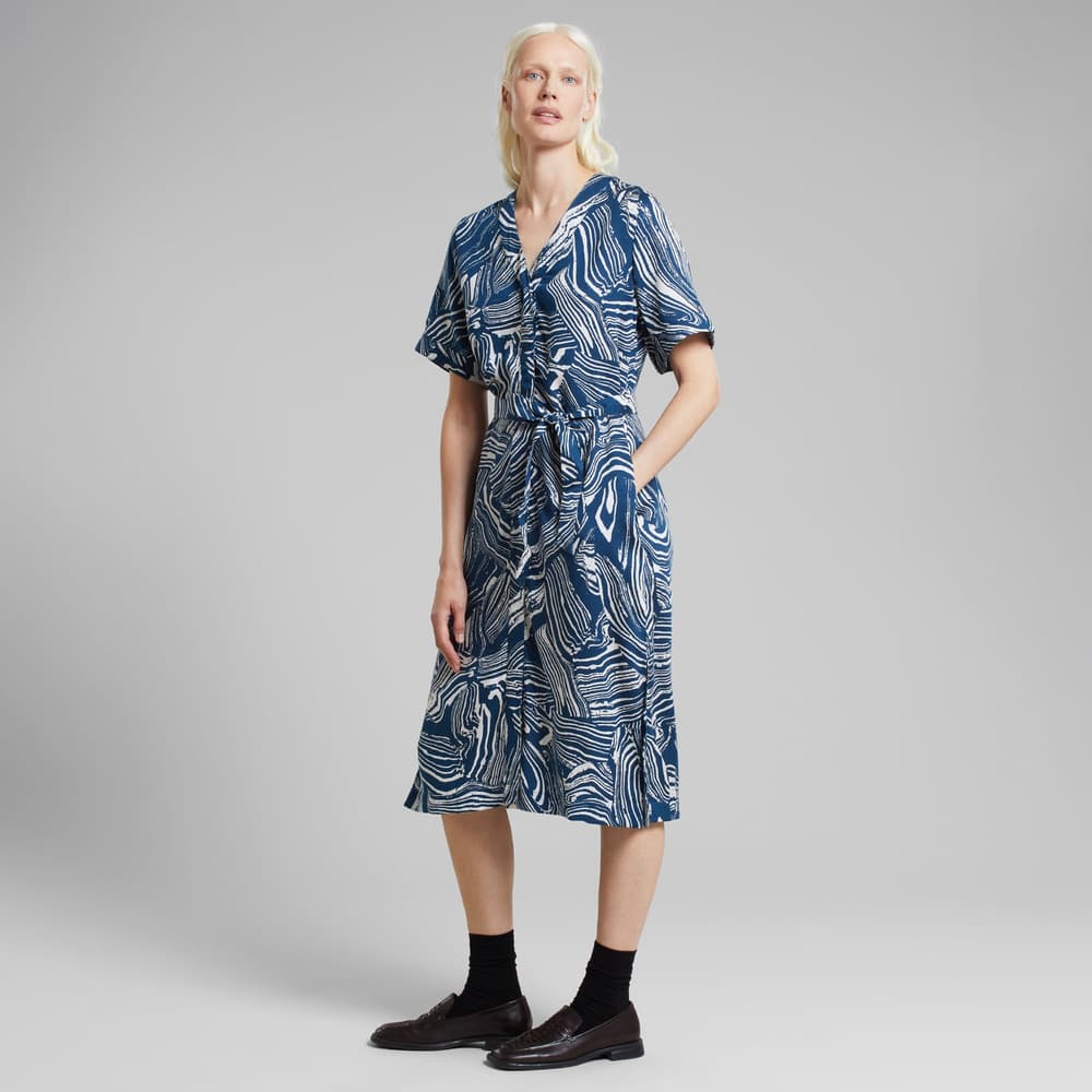 Dress Kallvik Clay Swirl Blue