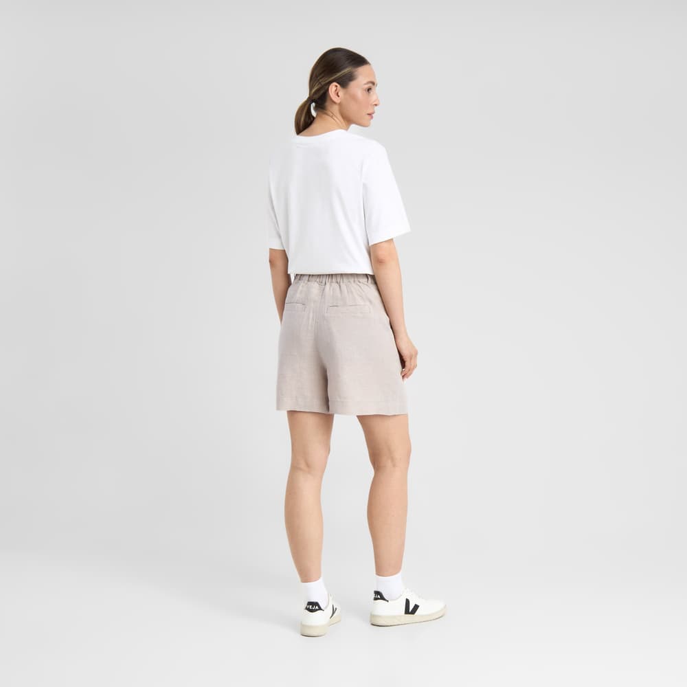 Shorts Djupvik Linen Ecru