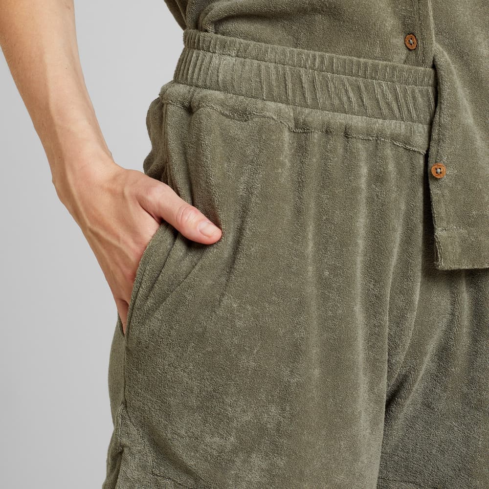 Terry Shorts Aspudden Vertiver Green