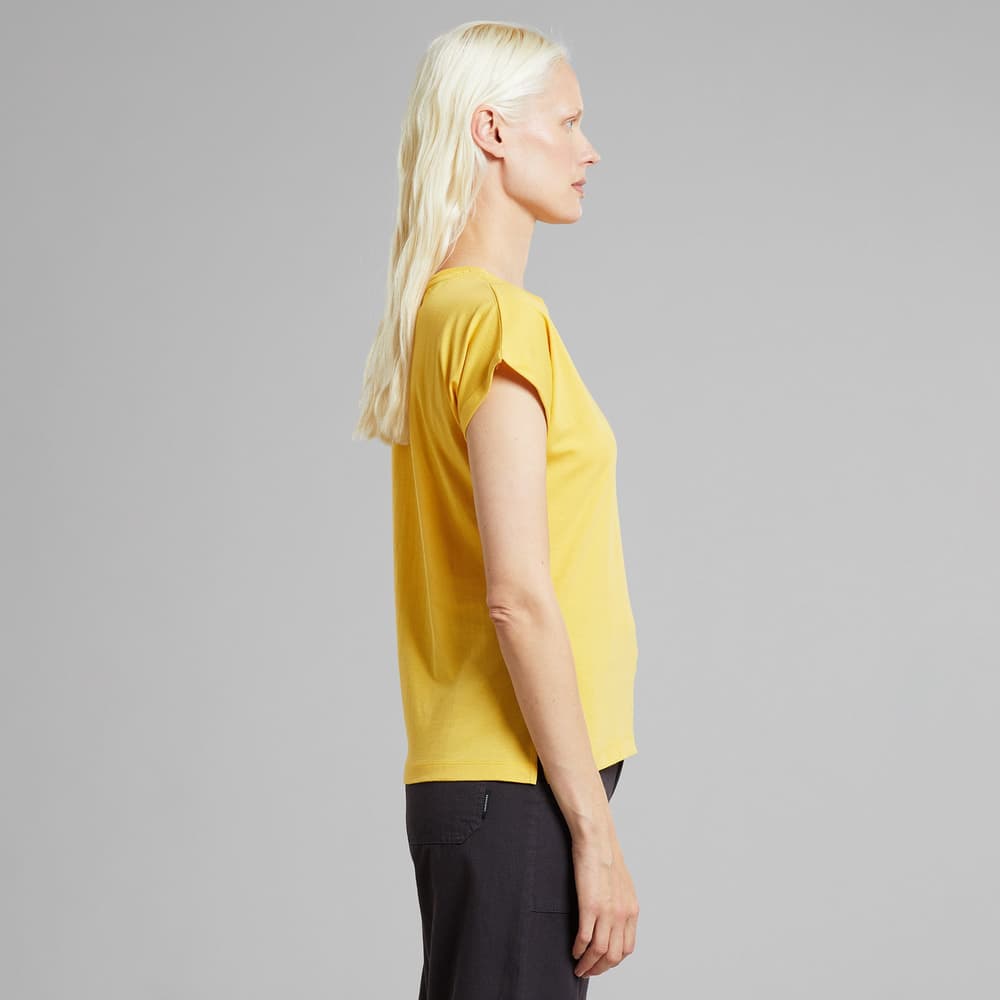 T-shirt Visby Base Misted Yellow