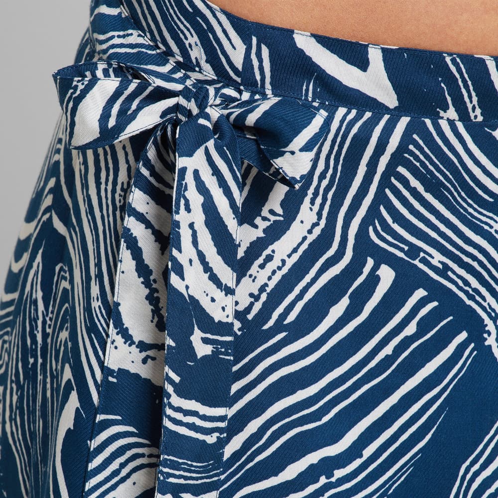 Wrap Skirt Stilleryd Clay Swirl Blue