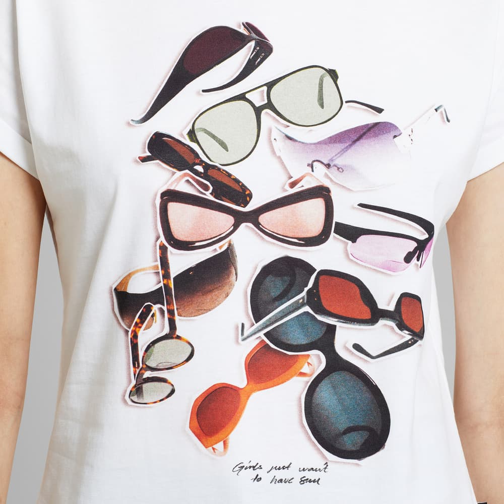 T-shirt Visby Girl Fun White