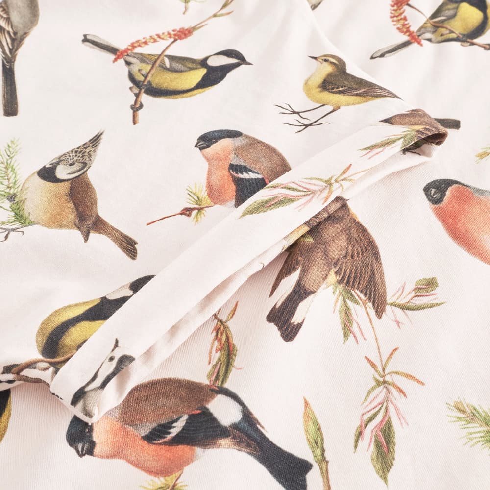 T-shirt Visby Autumn Birds Off White