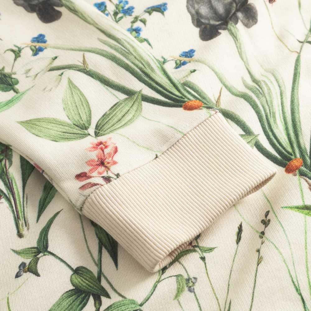 Sweatshirt Malmoe Flower Field Off-White