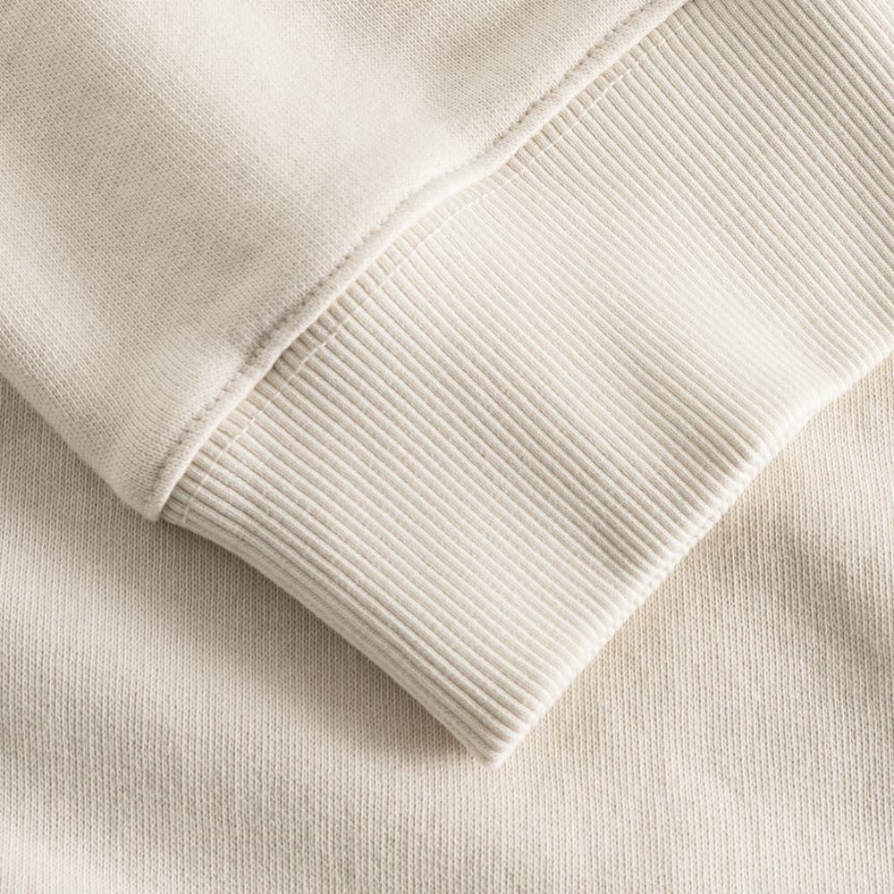 Sweatshirt Malmoe Base Oat White