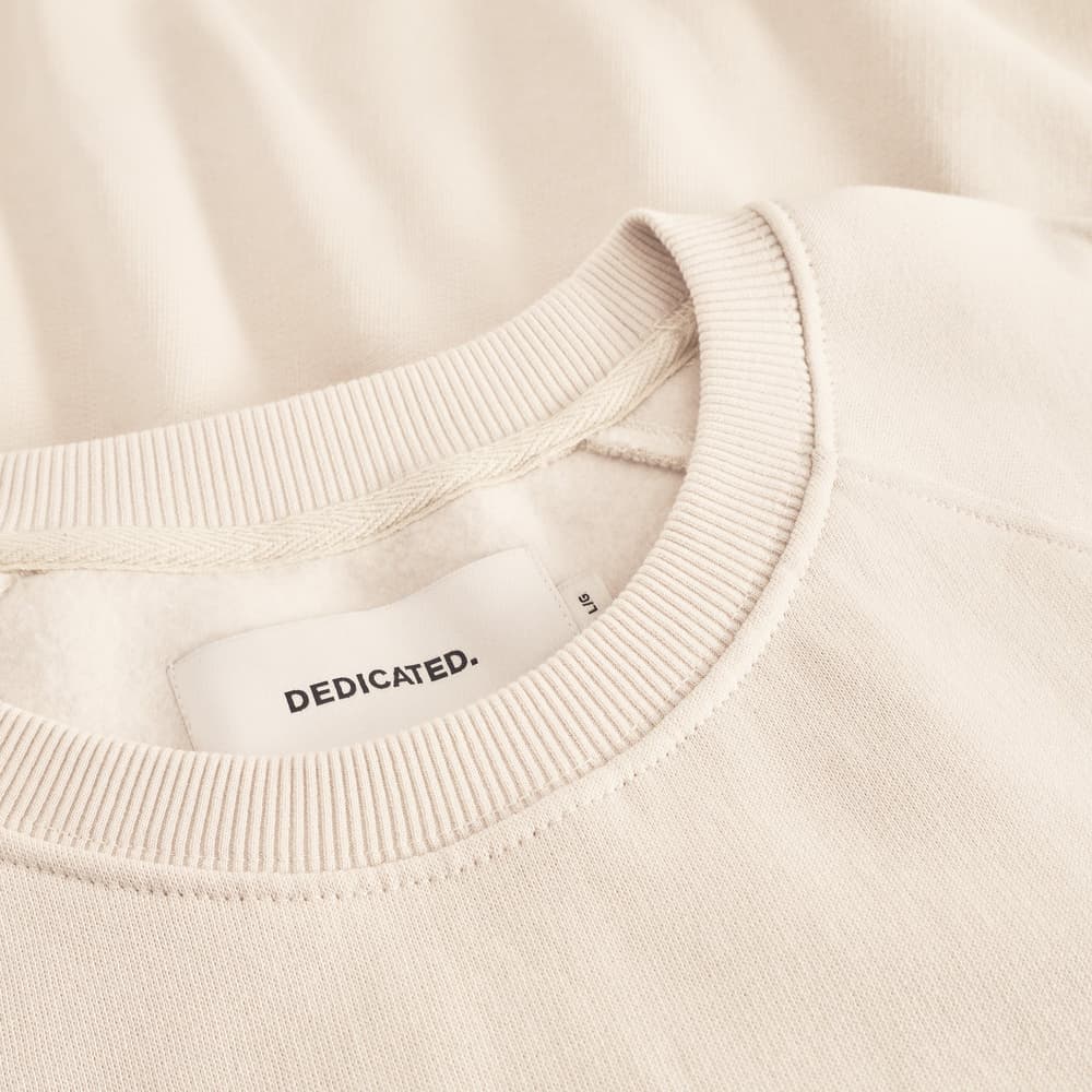 Sweatshirt Malmoe Bike Front Oat White