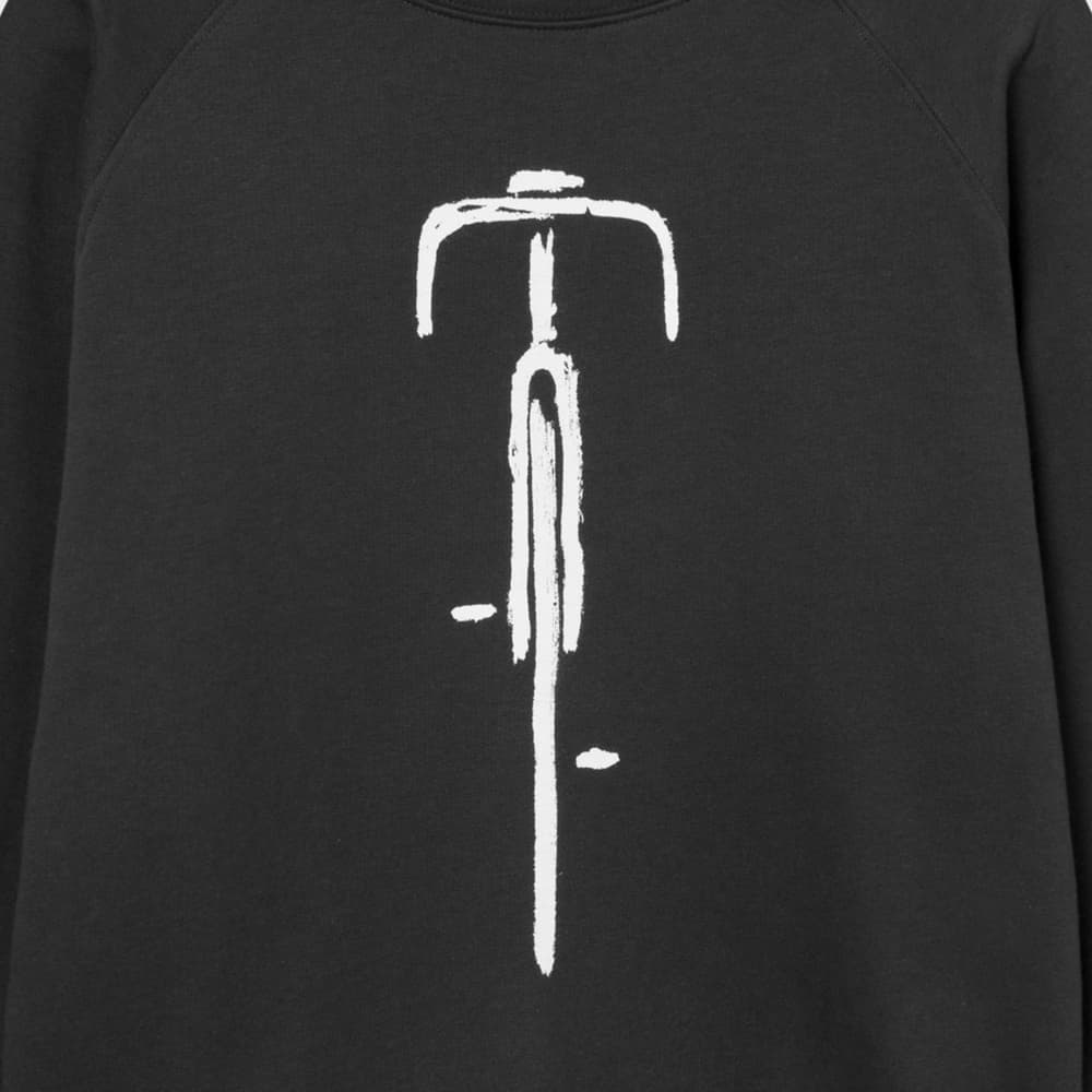 Sweatshirt Malmoe Bike Front Charcoal