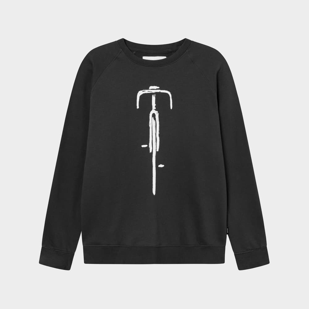 Sweatshirt Malmoe Bike Front Charcoal