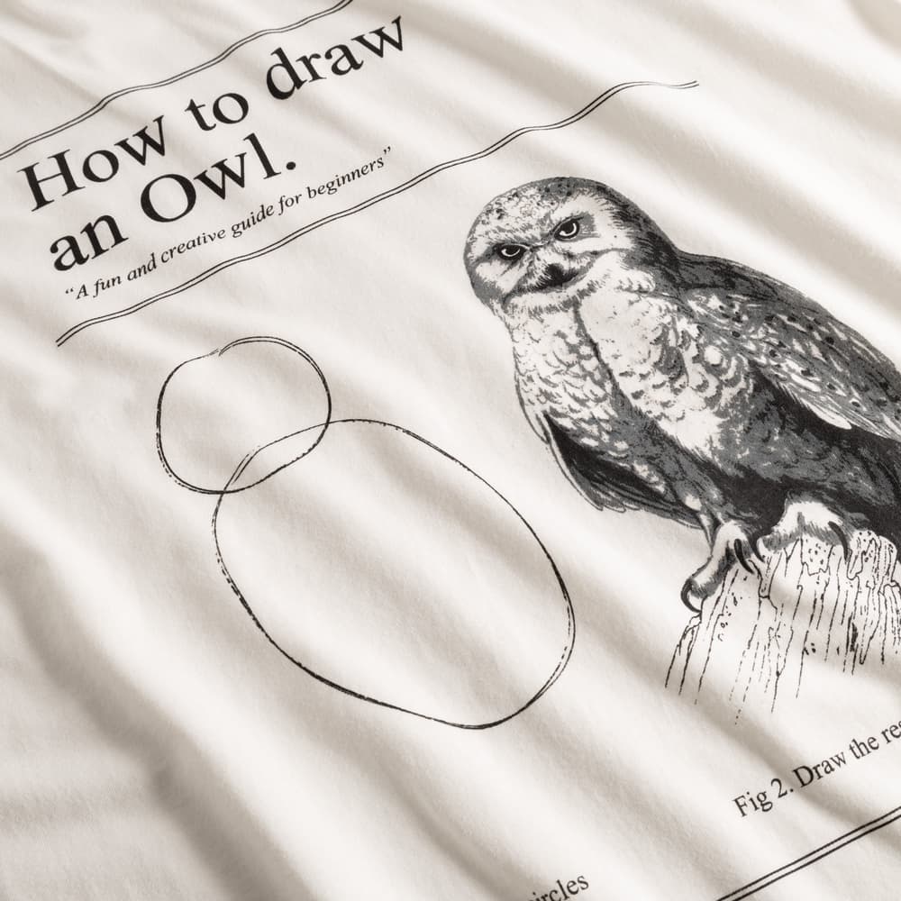 T-shirt Stockholm How to Draw an Owl
