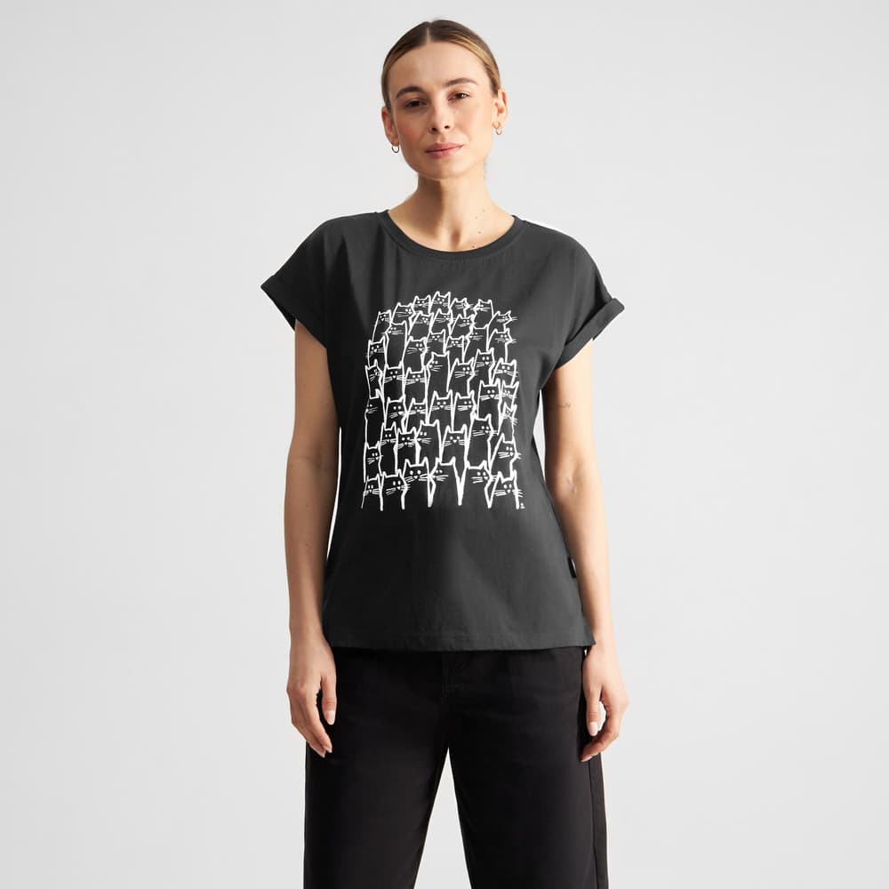 T-shirt Visby Cat Crowd