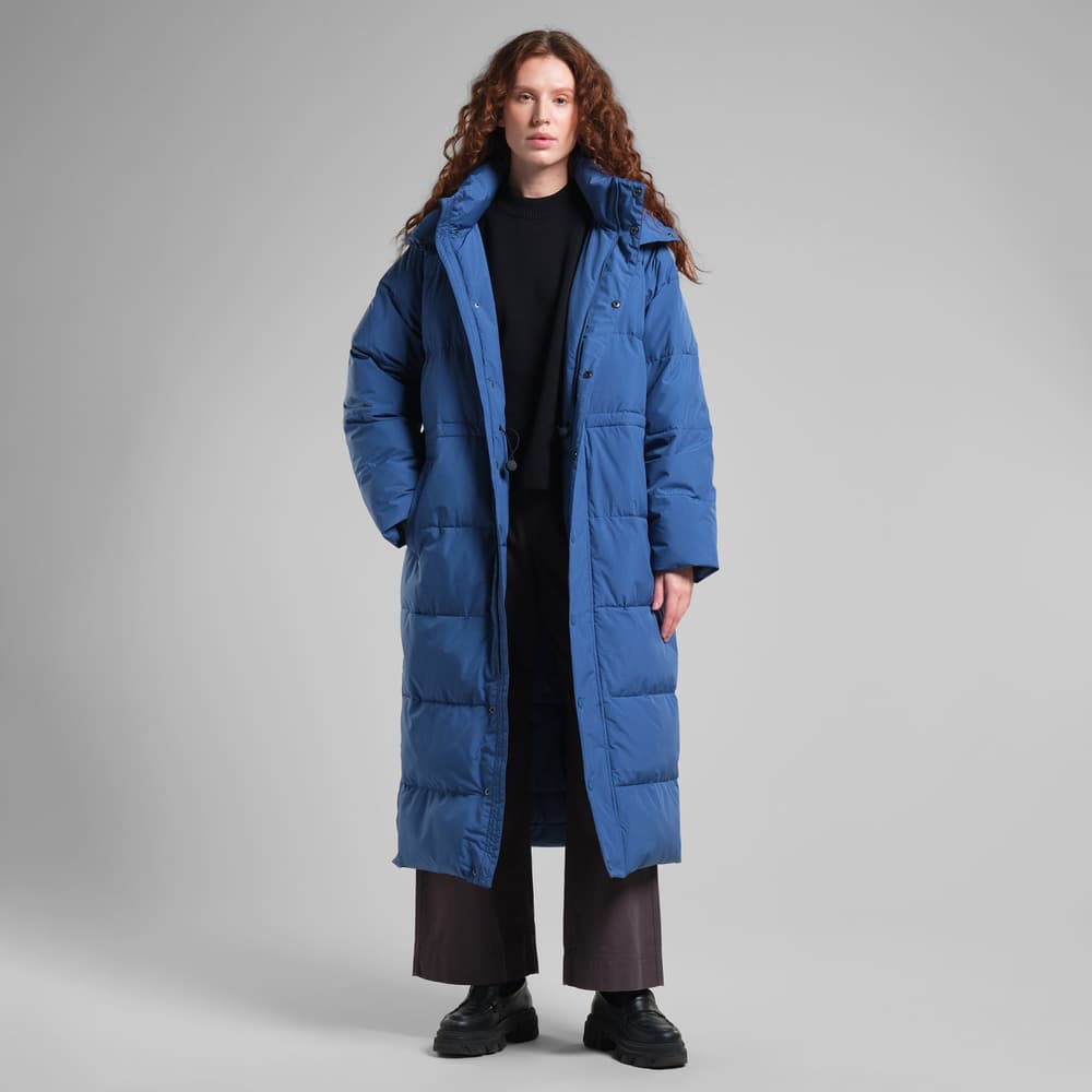 Long Puffer Jacket Karmas True Blue
