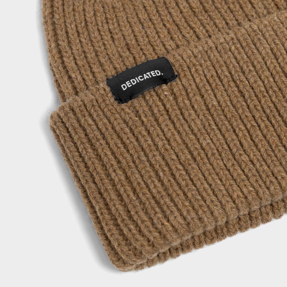 Beanie Hemavan Wool Camel Brown