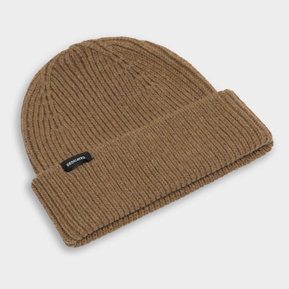 Beanie Hemavan Wool Camel Brown