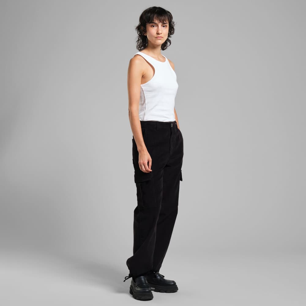 Cargo Pants Bagarmossen Corduroy Black