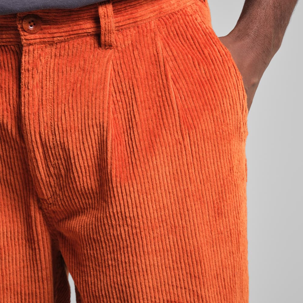 Pants Vallen Corduroy Cinnamon Orange