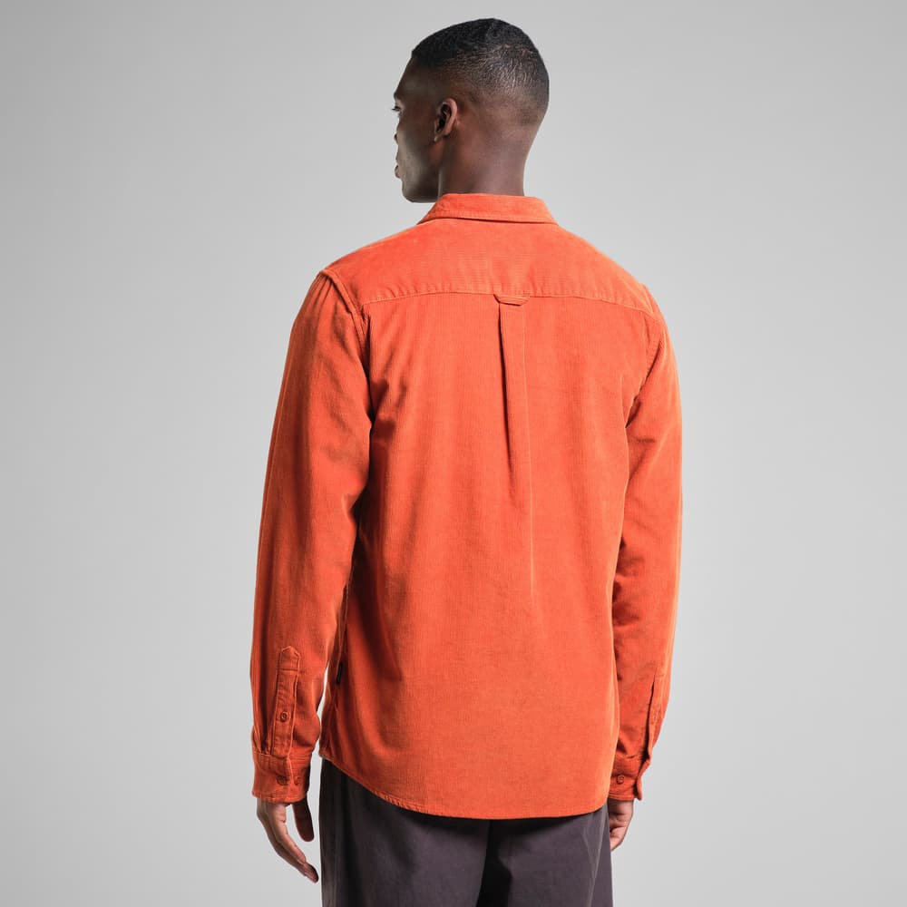 Shirt Varberg Corduroy Cinnamon Orange