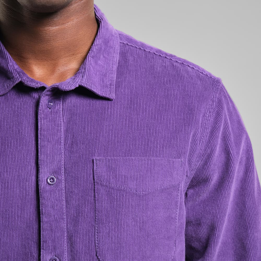 Shirt Varberg Corduroy Picasso Purple