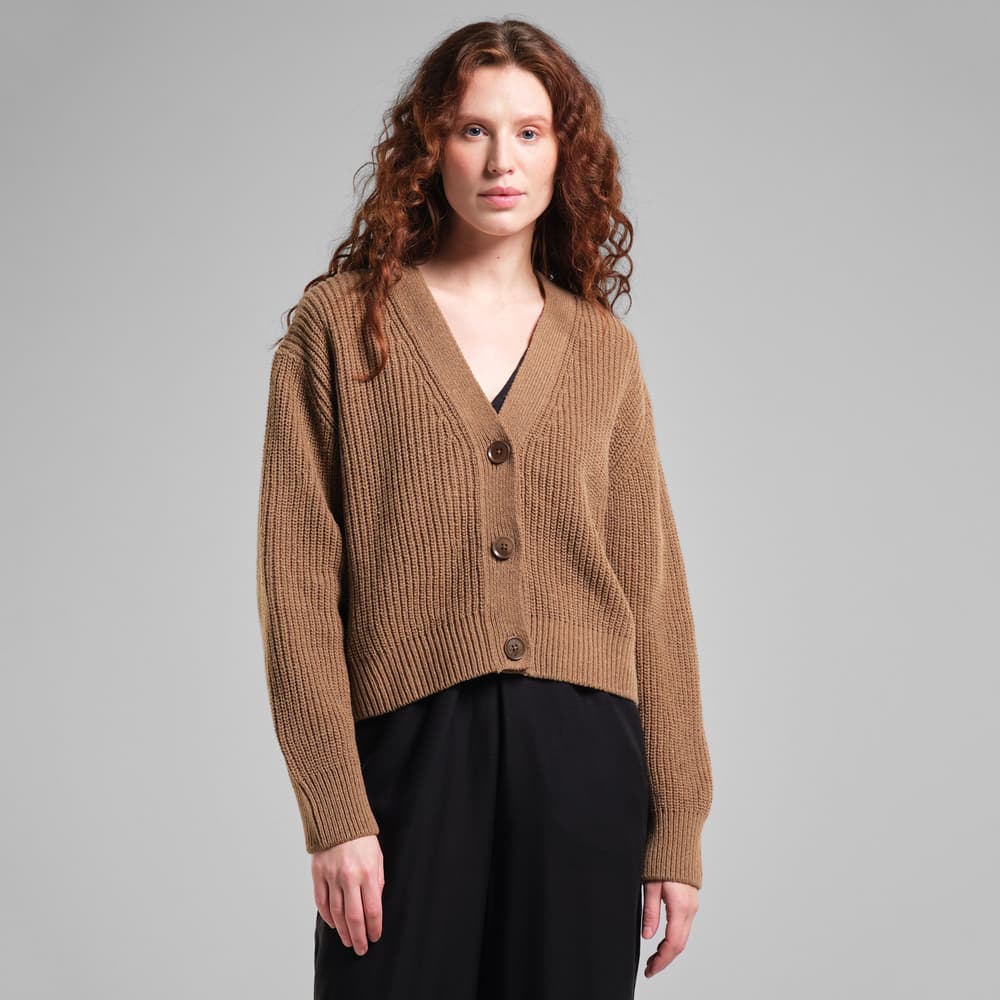 Cardigan Kanan Camel Brown