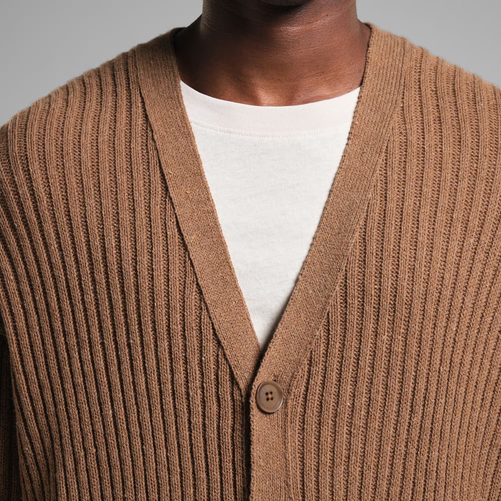 Cardigan Mavas Camel Brown