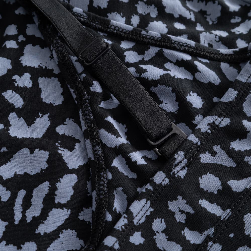 Soft Bra Junsele Leopard Steel Blue