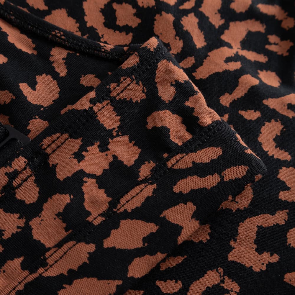 Soft Bra Junsele Leopard Terracotta Red