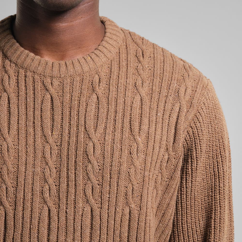 Sweater Ludvika Camel Brown
