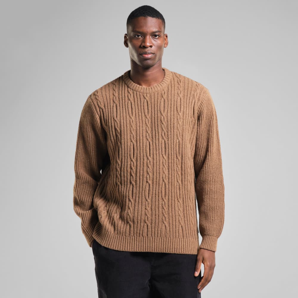 Sweater Ludvika Camel Brown