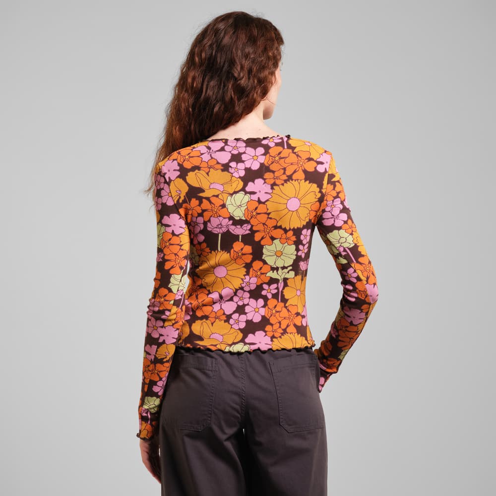 Rib Top Ryd Flower Power Multi Color