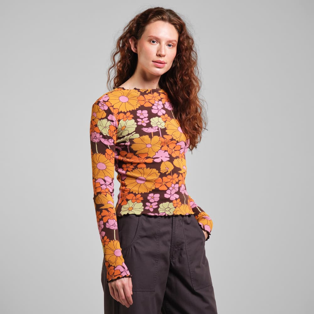 Rib Top Ryd Flower Power Multi Color