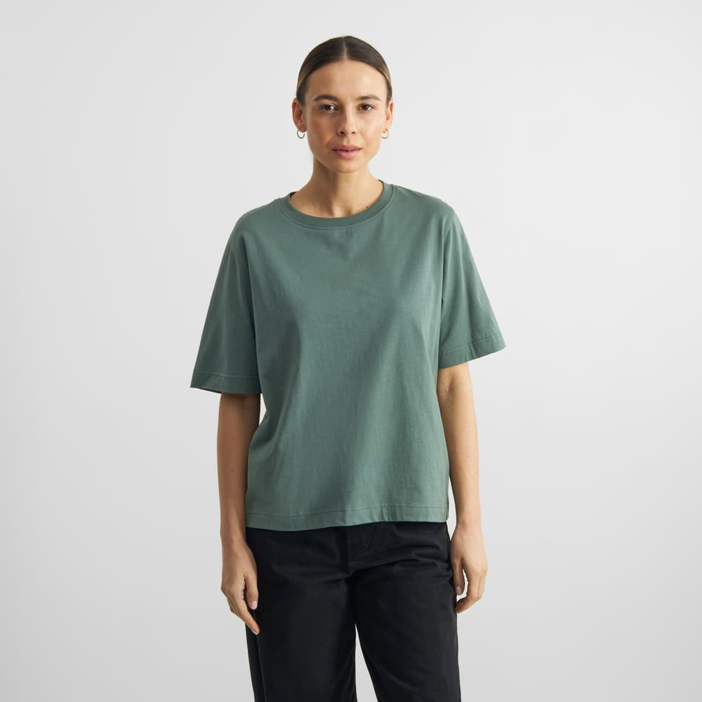 T-shirt Vadstena Base Forest Green