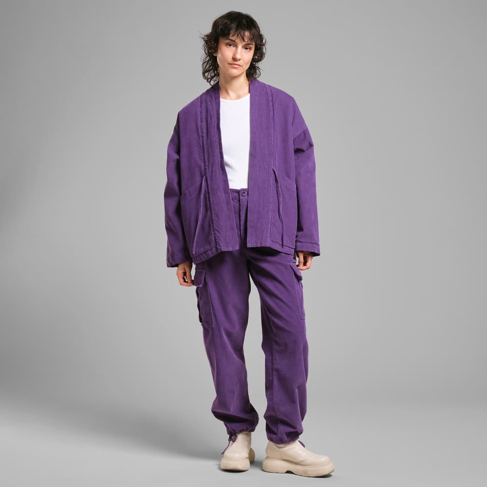 Jacket Sickla Corduroy Picasso Purple