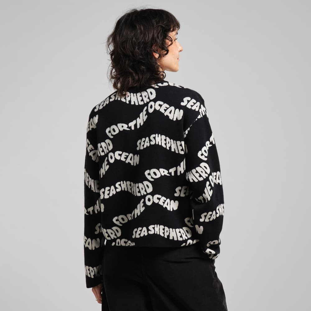 Sweater Limhamn For the Ocean Black