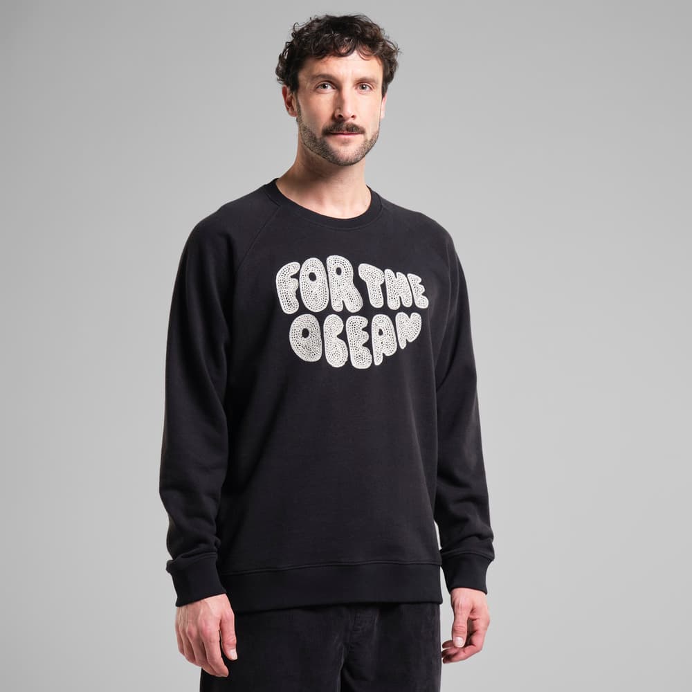 Sweatshirt Malmoe Hemp For the Ocean Black