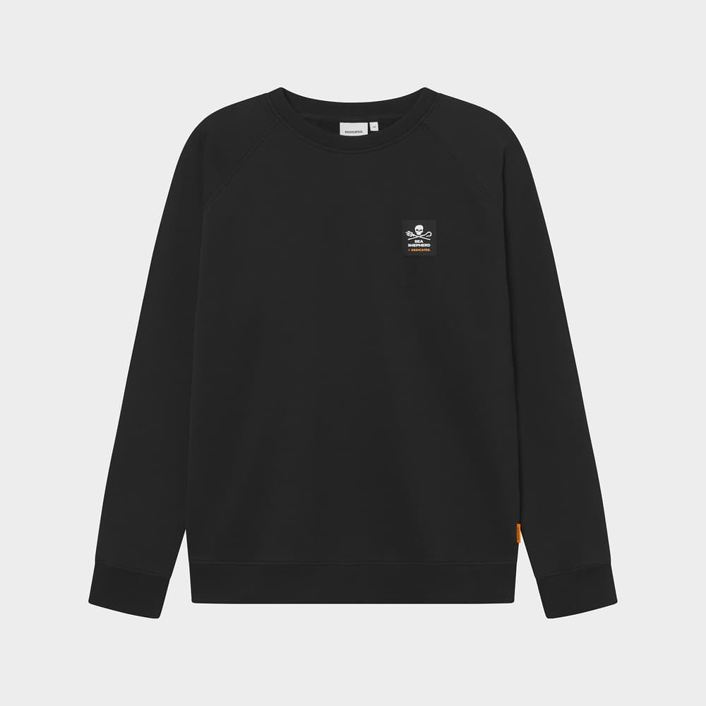 Sweatshirt Malmoe Hemp Jolly Patch Black