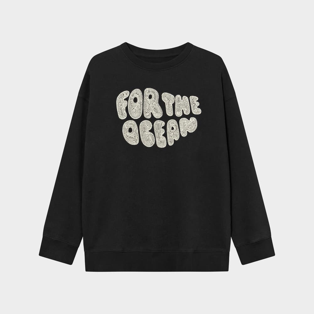 Sweatshirt Zinkensdamm Hemp For the Ocean Black