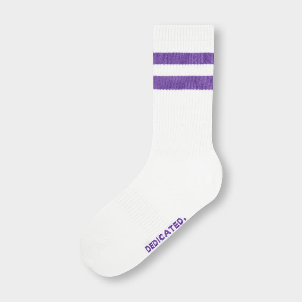 Sport Socks Ullevi Stripes Paisley Purple