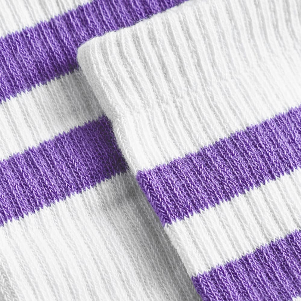 Sport Socks Ullevi Stripes Paisley Purple