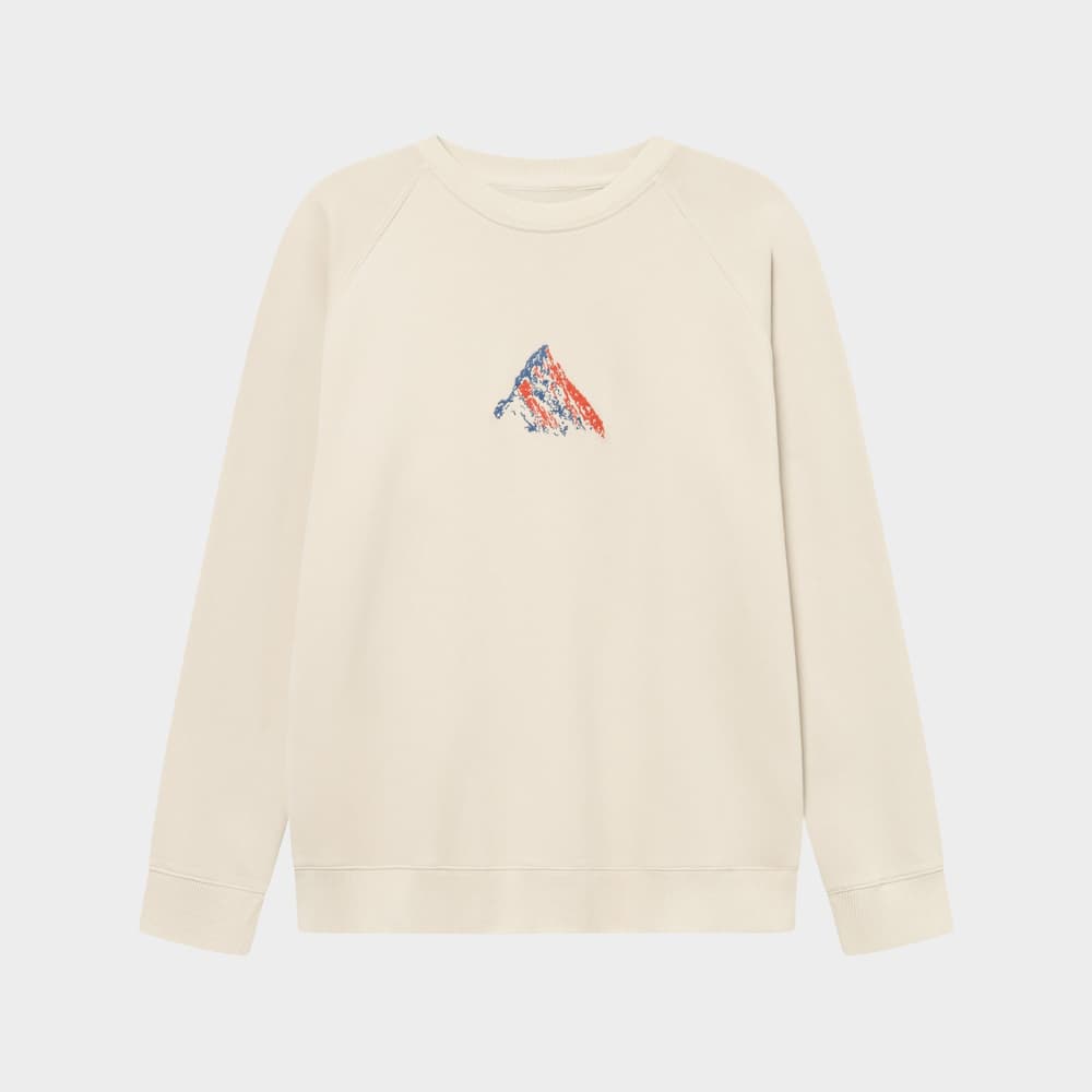 Sweatshirt Malmoe Logo Peak Oat White