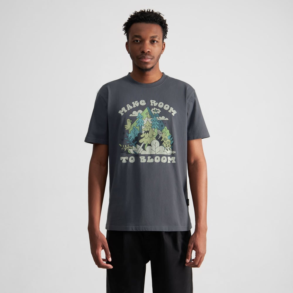 T-shirt Stockholm Make Room Charcoal