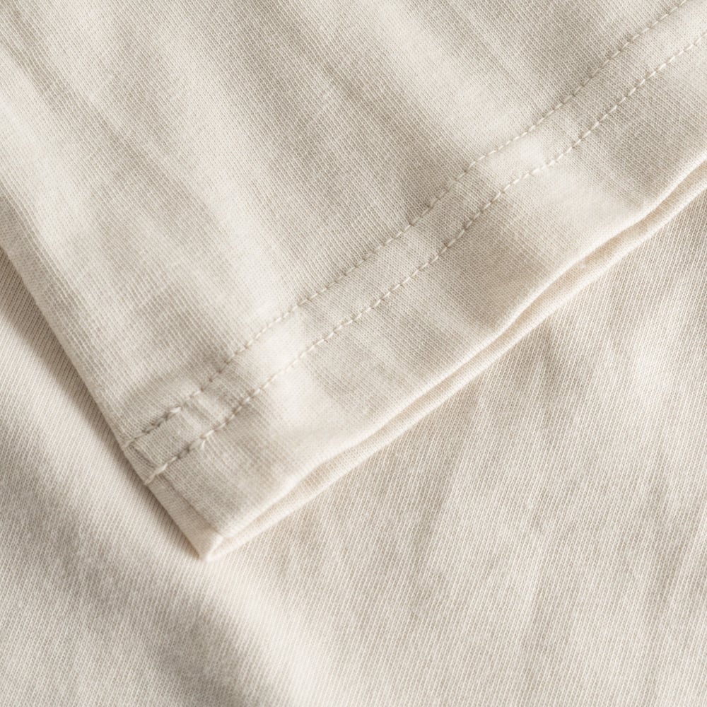 T-shirt Stockholm Rising Logo Oat White