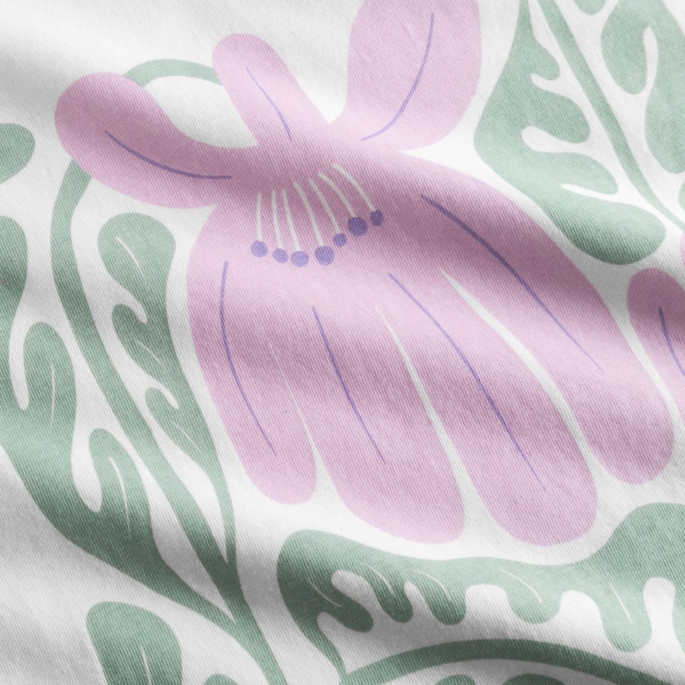 T-shirt Vadstena Winter Blossom White