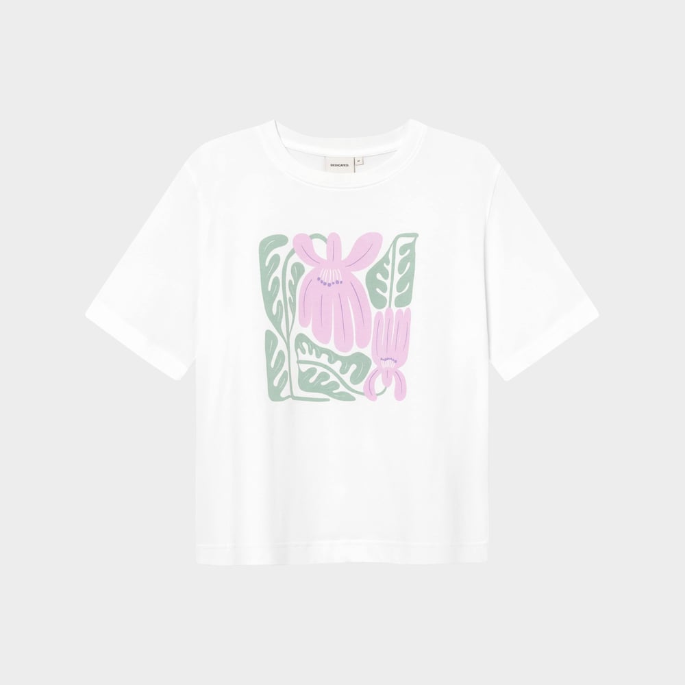 T-shirt Vadstena Winter Blossom White
