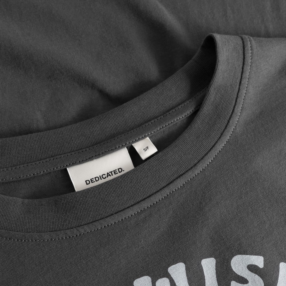 T-shirt Vadstena Be Wise Charcoal