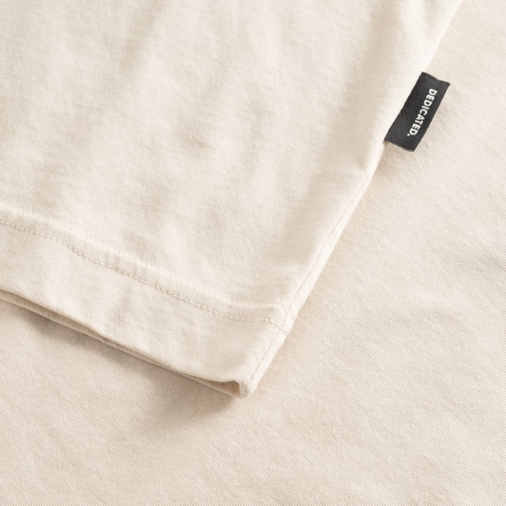 T-shirt Vadstena Thistle EMB Oat White