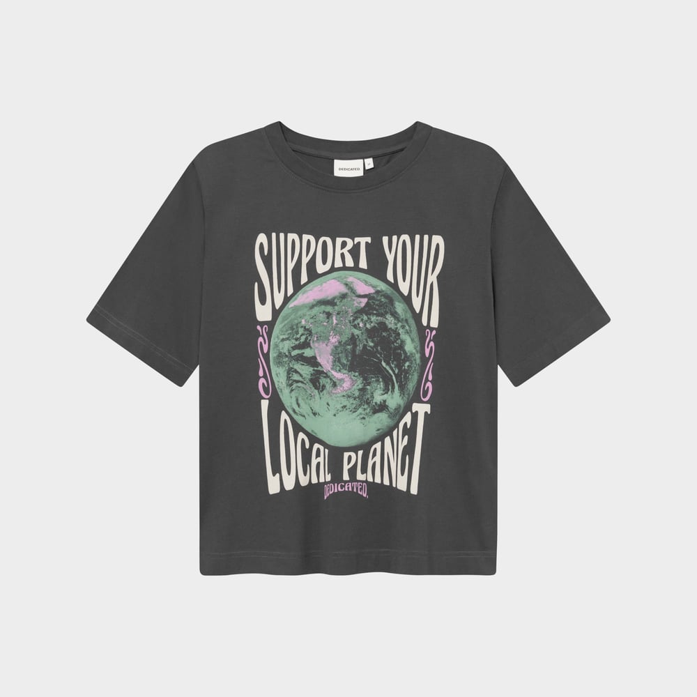 T-shirt Vadstena Your Planet Charcoal