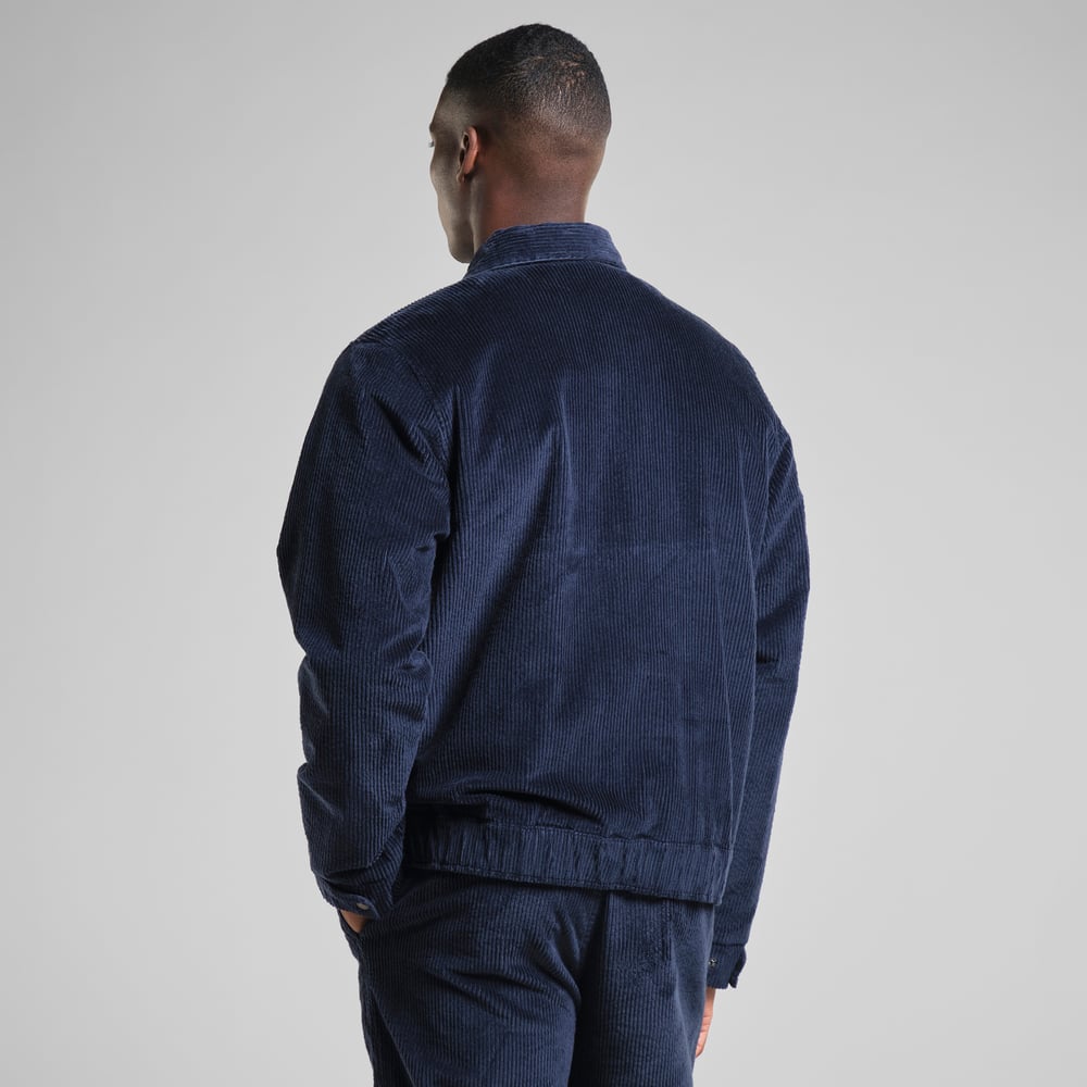 Padded Jacket Vallentuna Corduroy Navy