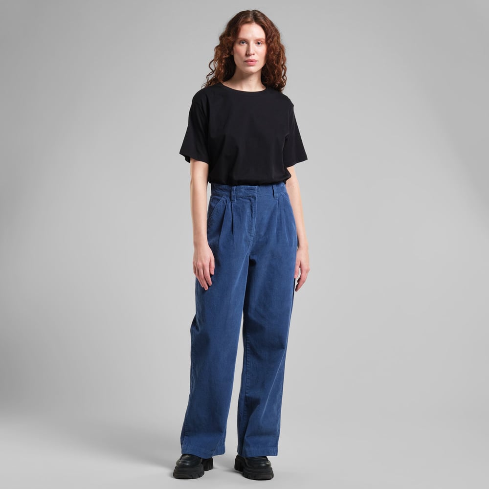 Pants Vickleby Corduroy True Blue